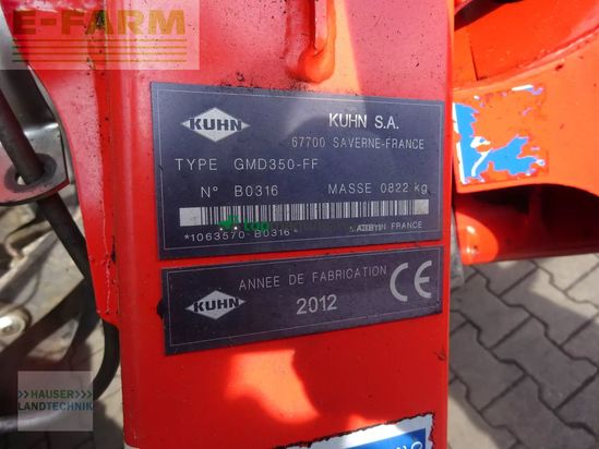 Cortacésped manual - Kuhn - gmd 350- ff