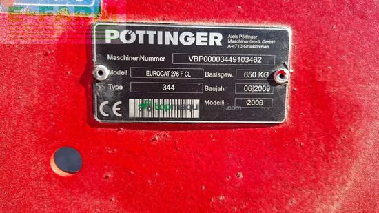 Cortacésped manual - Pöttinger - eurocat 276 f cl