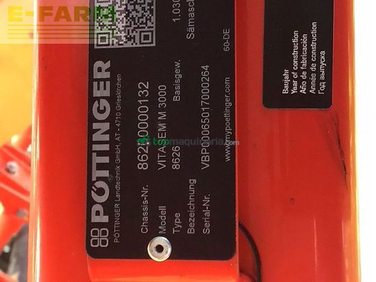 Sembradora - Pöttinger - vitasem m 3000