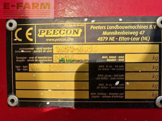 Remolqu esparcidor -  - voermengwagen 20 m³
