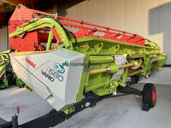 Cabezal - Claas - v 680 mit wagen