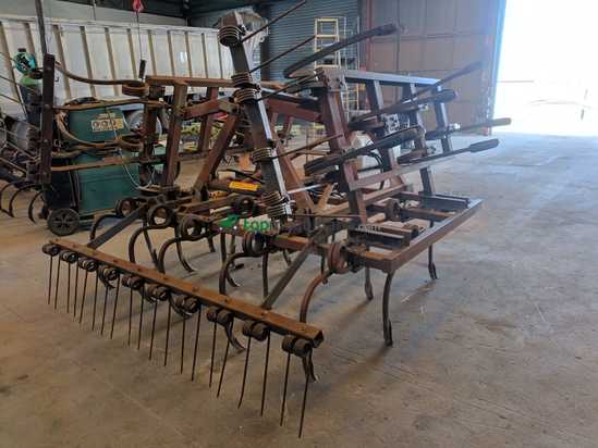 Cultivador de 4 filas de 4m hidráulico