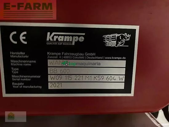 Volquet - Krampe - big body bb 600 *ohne schnecke*