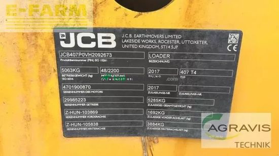 Minicargadora - JCB - 407 t4