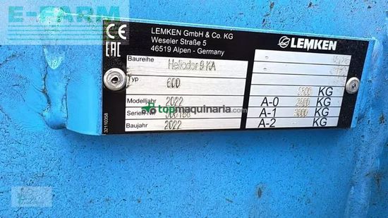 Grada de disco - Lemken - heliodor 9/600 k