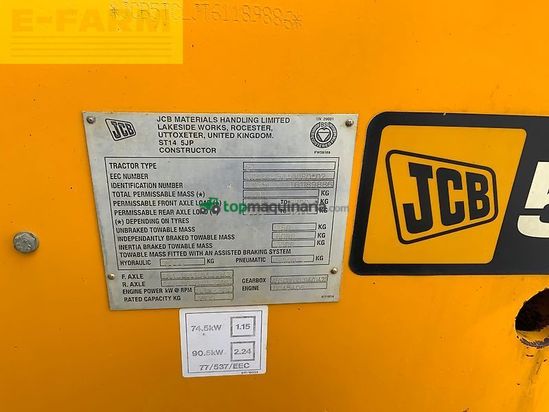 Telescopica - JCB - 536-60 agri super telehandler (st26599)