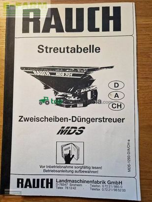 Esparcidor - Rauch - rauch mds 701