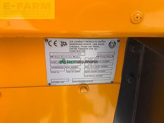 Elevadora - JCB - 926 rough terrain fork lift (st24421)