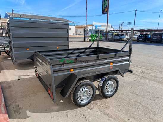 Remolque caja fija de 2200x1400x500 de 2 ejes