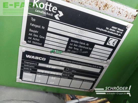 Cisterna - Kotte - pt 21200 / bomech multi 15