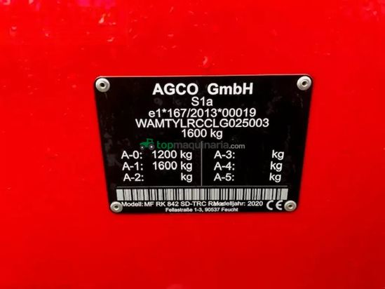 Rastrillo - Massey Ferguson - rk 842 sd-trc