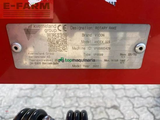 Rastrillo - Vicon - andex 323 einkreisel - neuwertig