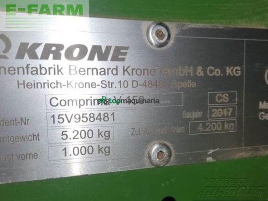 Empacadora gigant - Krone - comprima v 150 xc xtreme