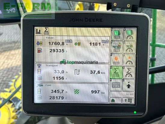 Cosechadora de Cereal - John Deere - 9600 mit kemper 475 plus