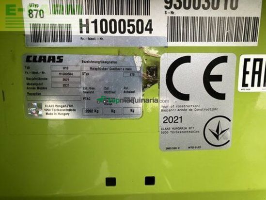 Cabezal - Claas - corio 870 fc conspeed