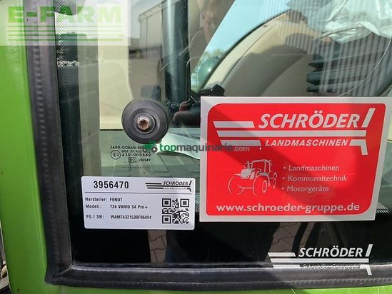 Tractor agrícola - Fendt - 724 vario s4 profi plus