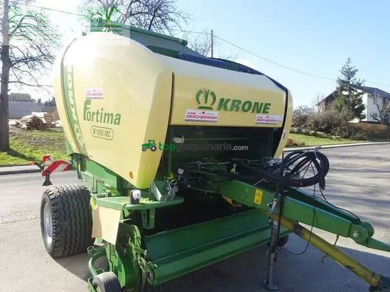 Empacadora gigant - Krone - fortima v 1800 mc rundballenpresse