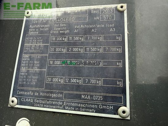Cosechadora de Cereal - Claas - jaguar 970 4-trac