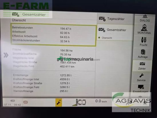 Cosechadora de Cereal - Claas - trion 540
