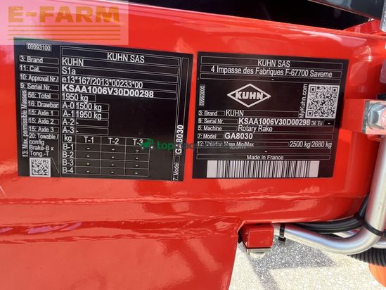 Henificador - Kuhn - ga 8030