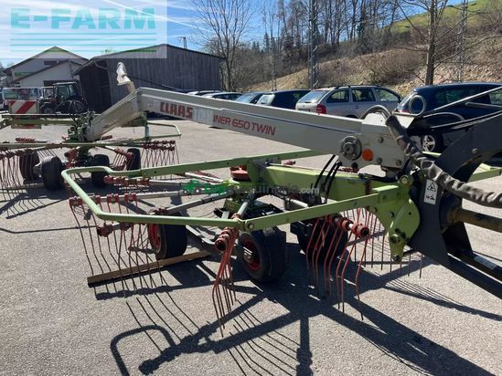 Rastrillo - Claas - liner 650 twin