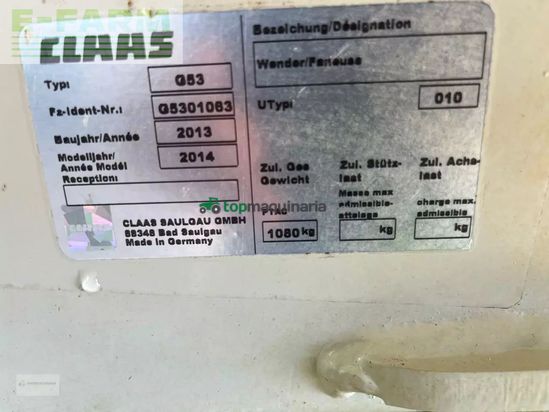 Henificador - Claas - volto 800