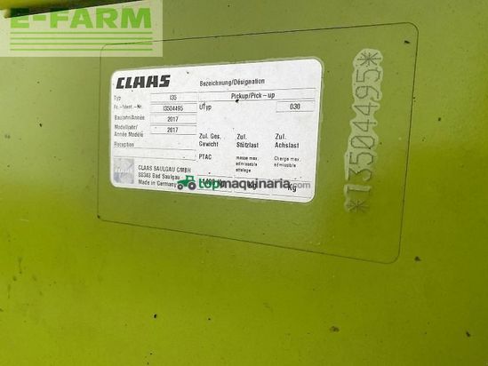 Cosechadora de Cereal - Claas - jaguar 940