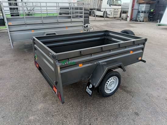 Remolque caja fija 1 eje 2200x1300x500