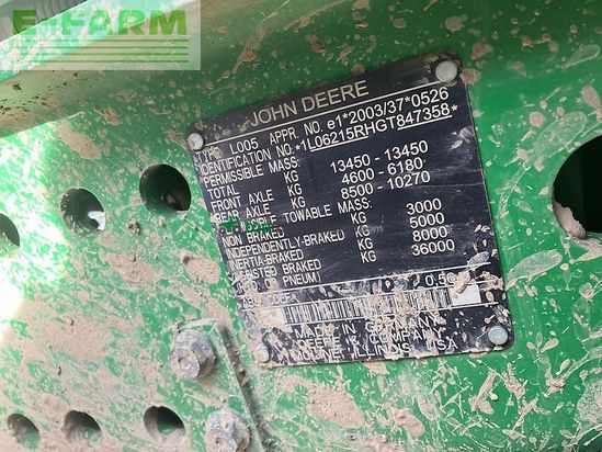 Tractor agrícola - John Deere - 6215r *direct drive*