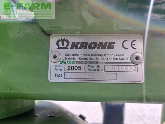 Henificador - Krone - kw 6.70/6