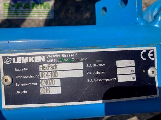 Arado - Lemken - juwel 7 v 4 n 100 met flexpack