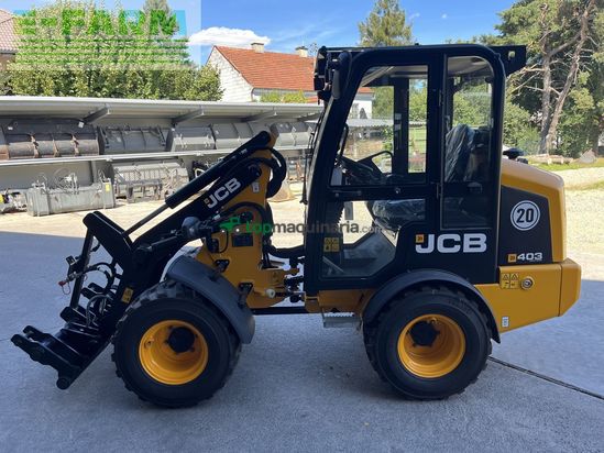 Minicargadora - JCB - 403 mit kabine und euroaufnahme