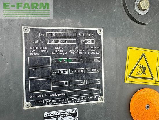 Cosechadora de Cereal - Claas - lexion 760 tt + v1200