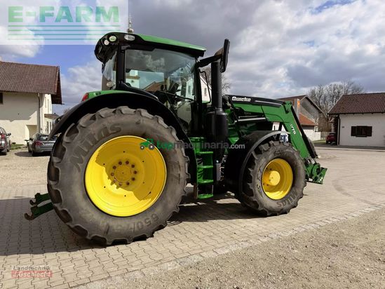 Tractor agrícola - John Deere - 6215 r mit frontlader