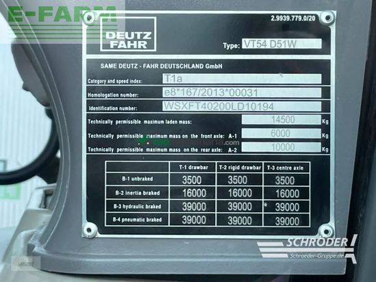 Tractor agrícola - Deutz-Fahr - agrotron 7250 ttv | rtk