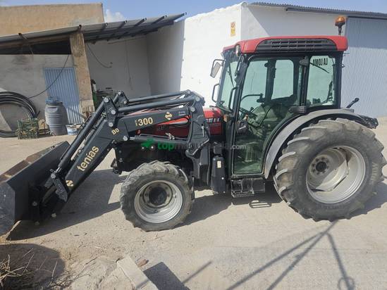 Tractor Case Quantum 95 F con cabina A/C y pala cargadora Tenías 