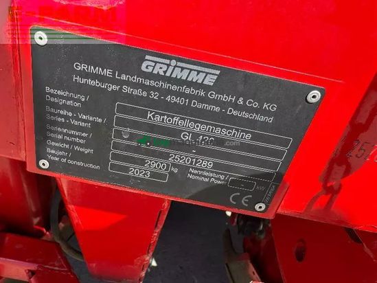 Cosechadora - arrancadora de patata - Grimme - gl420