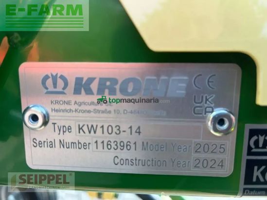 Henificador - Krone - vendro 820