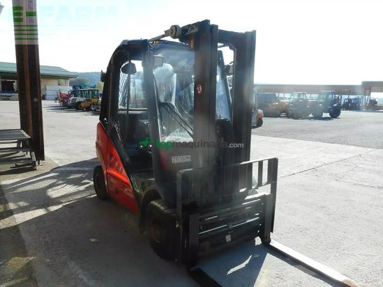 Elevadora - Linde - h25d-01 triplex 4,7m + ss + zv