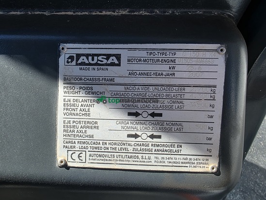 Carretilla diesel - Ausa - C 150 H