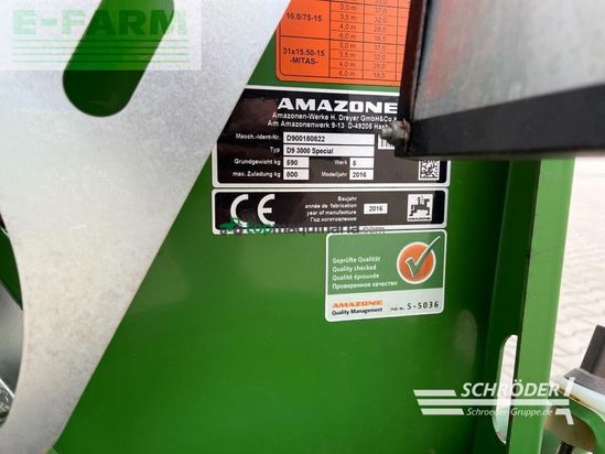 Esparcidor - Amazone - d9 3000 special
