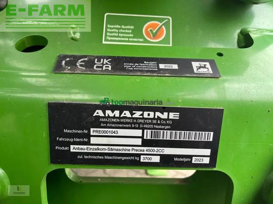 Sembradora - Amazone - precea 4500-2cc super