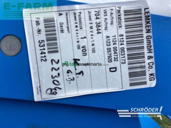 Arado - Lemken - juwel 8 m v 4+1 n 100