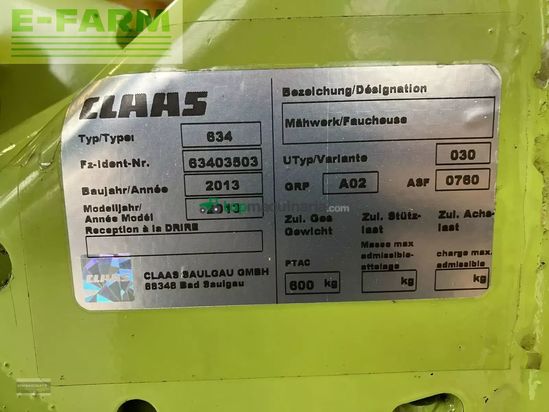 Cortacésped manual - Claas - disco 250