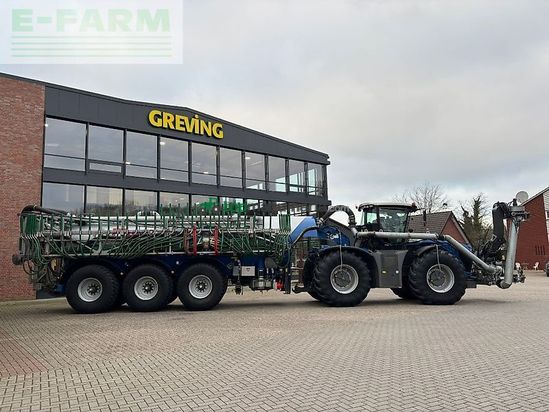 Tractor agrícola - Claas - xerion 4000 & kaweco schwanenhals tridem