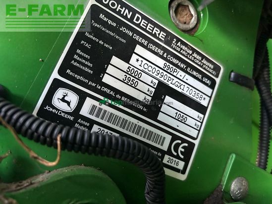 Empacadora gigant - John Deere - 990