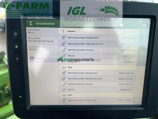 Cosechadora de Cereal - Krone - big x 630