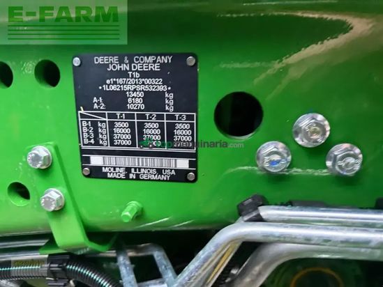 Tractor agrícola - John Deere - 6r215 *garantieverlängerung*