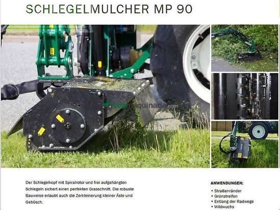 Grada rotativa -  - greentec schlegelkopf mp90