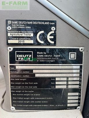 Tractor agrícola - Deutz-Fahr - 7250ttv vt52